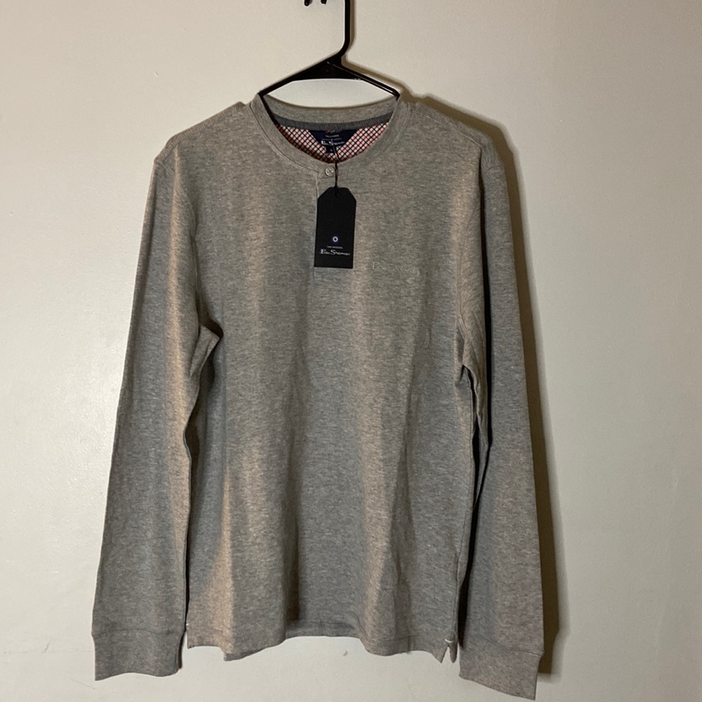 Ben Sherman - Men’s Grey - Long Sleeve Shirt - Medium